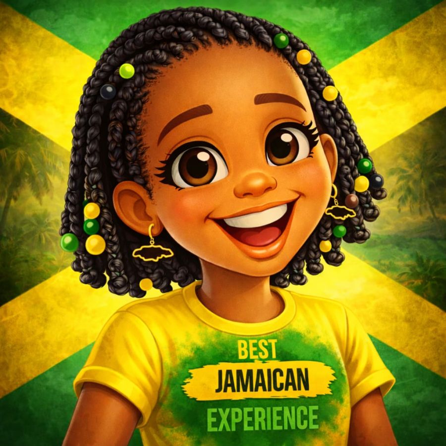 Asia, the young hero of Jamaican Food Match 3.